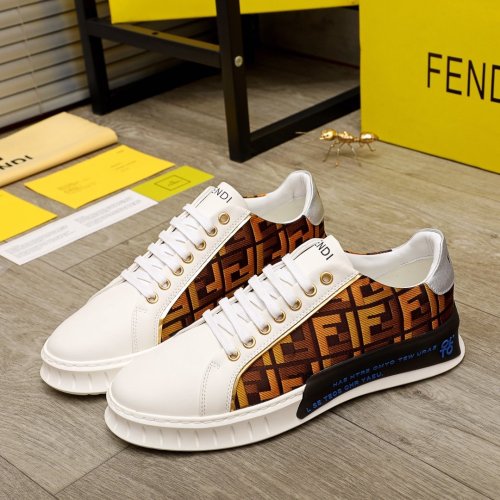 Fendi Mens Shoes Fashion Sneakers Luxury Brand Casual Shoes for Men with Original Box