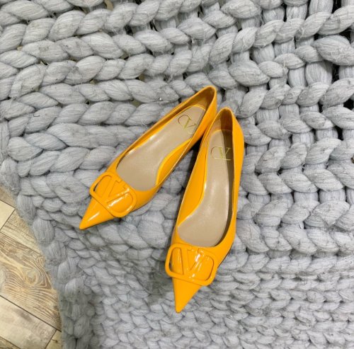 Valentino Women Shoes Mule Flip Flop Sandals VLOGO SIGNATURE CALFSKIN PUMP 45MM / 1.8 IN. Luxury Brand with Original Box