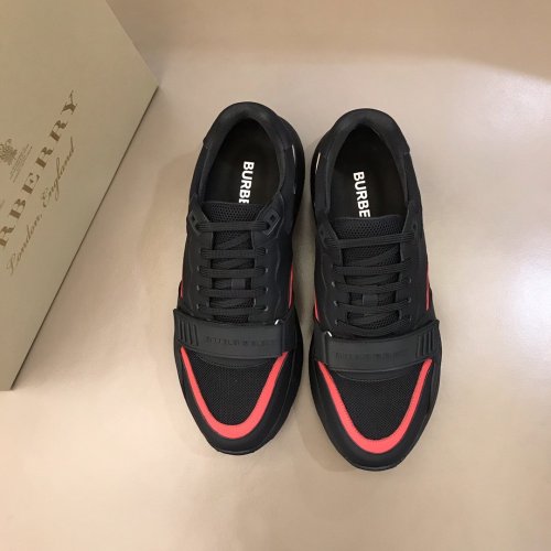 Burberry Mens Shoes Sneakers Fashion Type Luxury Brand Vintage Check Cotton Sneaker with Original Box