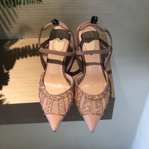 Fendi Womens Shoes COLIBRI LITE SLINGBACKS 8.5cm