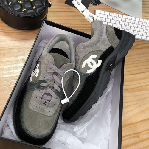 Chanel Mens Shoes Sneakers Luxury Brand Sports Shoes Breathable Design with Original Box