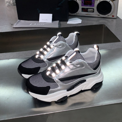 Dior Mens Shoes Sneakers Luxury Brand Breathable Design B22 SNEAKER with Original Box