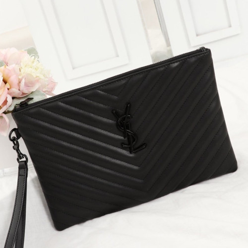 Saint Laurent YSL Womens Mens Bag Designer Luxury Brand Unisex Clutch Bags with Original Box