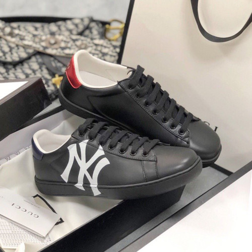 Gucci Womens Shoes Fashion Sneakers Lace-Up Luxury Brand Women's Ace Embroidered Sneaker with Original Box