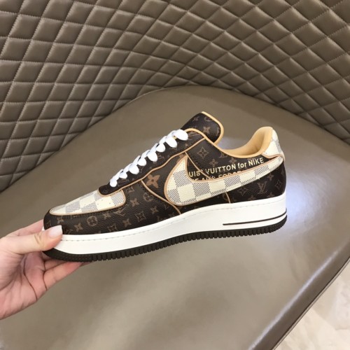 Louis Vuitton NIKE Off-White Men Shoes Fashion Sneakers Design Luxury Brand LVXNIKE Air Force Sneakers with Original Box
