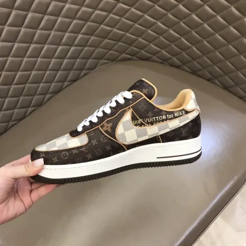 Louis Vuitton NIKE Off-White Men Shoes Fashion Sneakers Design Luxury Brand LVXNIKE Air Force Sneakers with Original Box