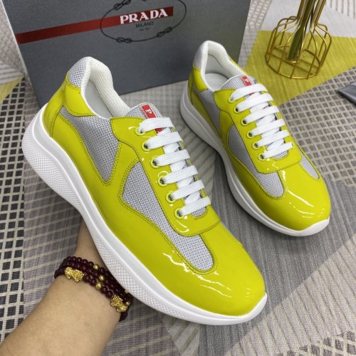 Prada Mens Shoes Sneakers Casual Shoes for Men Luxury Brand Breathable Fashion Sneakers with Original Box