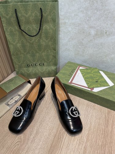 Gucci Womens Shoes Pumps Heel Luxury Brand Wedding Fashion Shoes for Women with Original Box