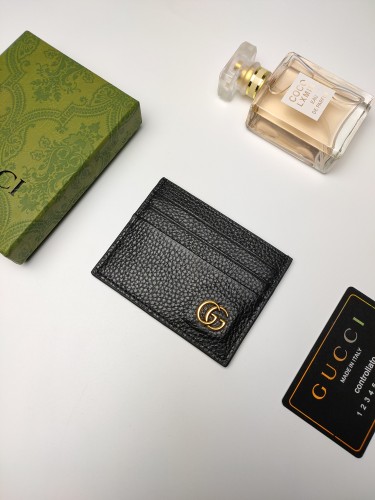 Gucci Mens Womens Wallets Bags Coin Purse Card Holder Luxury Brand GG Marmont leather money clip with Original Box 436022 DJ20T 1000