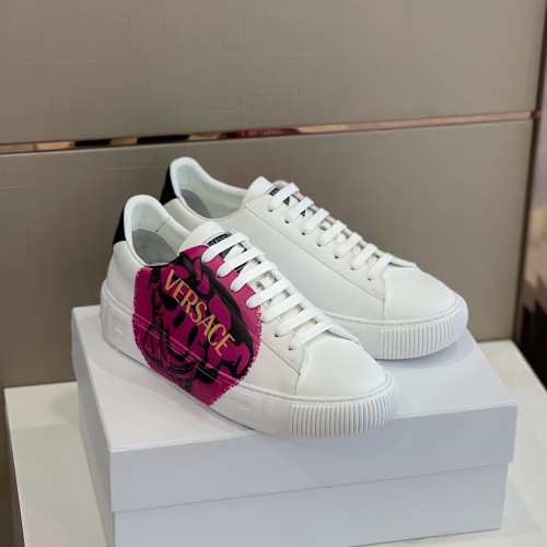 Versace Men Shoes Fashion Sneakers Luxury Brand with Original Box Top Quality Breathable Mens Sneakers with Original Box