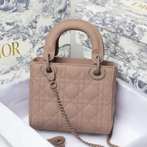 Dior Womens Bags Handbags Luxury Fashion MINI LADY DIOR BAG M0505OWCB_M323 with Original Box