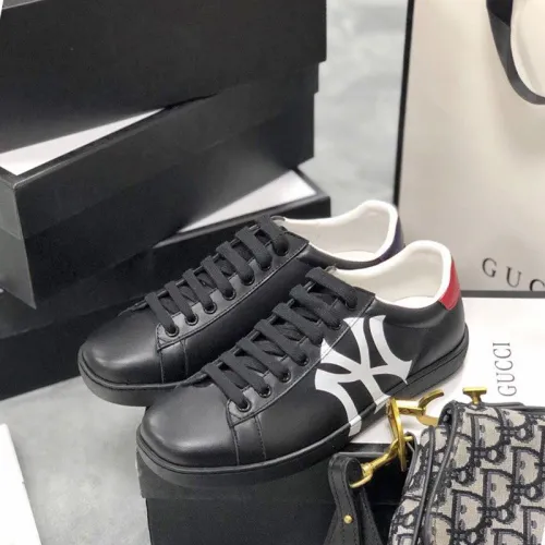 Gucci Womens Shoes Fashion Sneakers Lace-Up Luxury Brand Women's Ace Embroidered Sneaker with Original Box