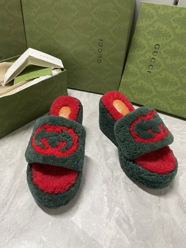 Gucci Womens Shoes Casual Loafers Design Luxury Brand Leather Princetown with Original Box