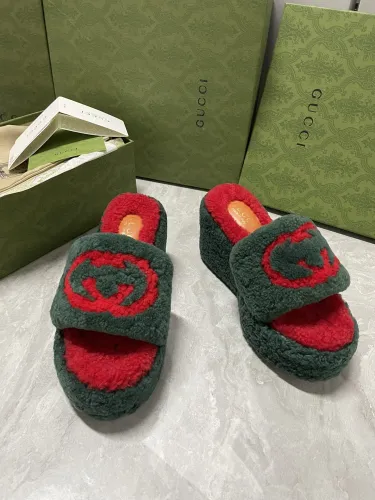 Gucci Womens Shoes Casual Loafers Design Luxury Brand Leather Princetown with Original Box