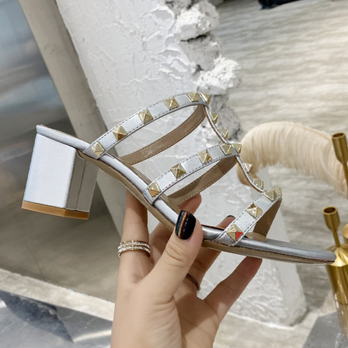 Valentino Women Shoes Mule Flip Flop Sandals ROMAN STUD SLIDE SANDAL IN QUILTED NAPPA with Original Box Luxury Brand