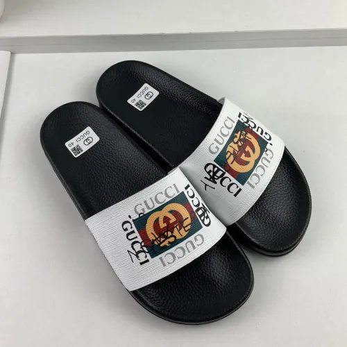 Gucci Mens Shoes Sandals Slides Slippers Luxury Brand Thick Sole Design with Original Box
