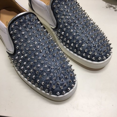 Christian Louboutin Men Shoes Sneakers Flats Luxury Brand with Original Box