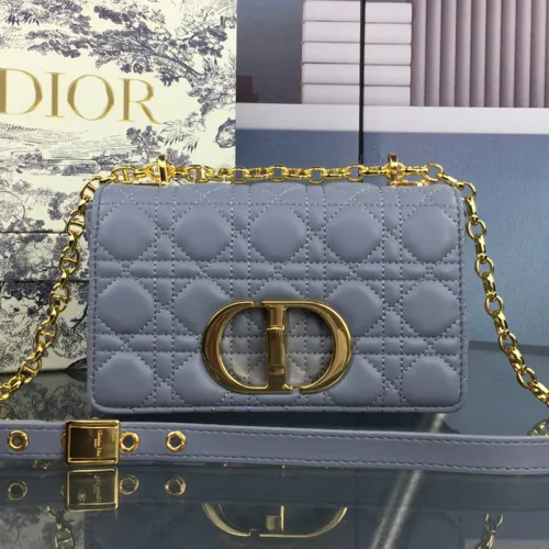 Dior Womens Bags Crossbody Bag LARGE DIOR CARO BAG Luxury Brand Cannage Calfskin with Original Box