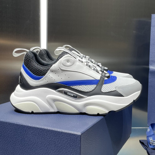 Dior Mens Shoes Sneakers Luxury Brand Breathable Design B22 SNEAKER with Original Box