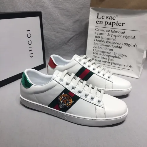 Gucci Mens Shoes Luxury Brand Men's Ace Embroidered Sneaker 457132 02JP0 9064 with Original Box