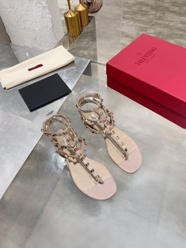 Valentino Women Shoes Mule Flip Flop Sandals ROMAN STUD SLIDE SANDAL IN QUILTED NAPPA with Original Box Luxury Brand