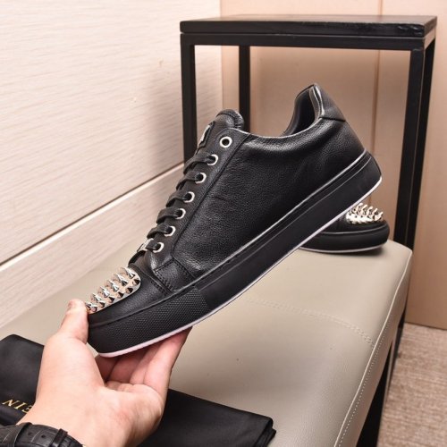 Philipp Plein Men Shoes Low Top Sneaker Fashion Design Luxury Brand