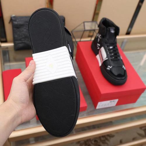 Valentino Garavani Mid-Top Calfskin VL7N Sneaker With Bands Mens Shoes Sneakers Luxury Brand with Original Box