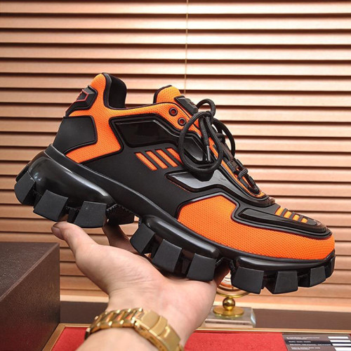 Prada Men Shoes Cloudbust Thunder Technical Fabric Sneakers with Original Box