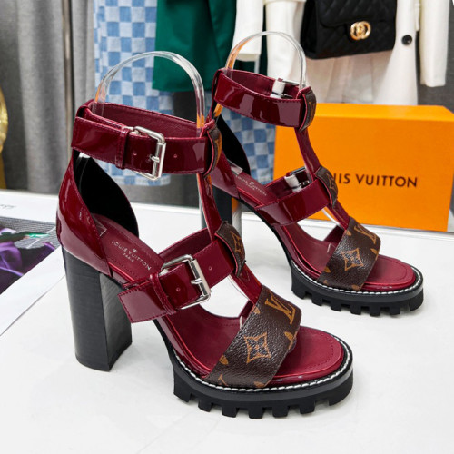 Louis Vuitton Women Shoes Sandals Fashion Summer Luxury Brand PODIUM PLATFORM SANDAL with Original Box Womens Sandals