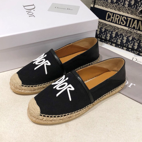 Dior Women Shoes Luxury Brand Design Dior Granville Espadrille Women Shoes with Box