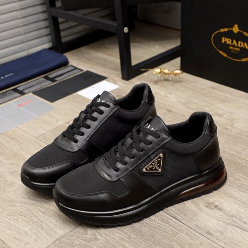 Prada Mens Shoes Sneakers Casual Shoes for Men Luxury Brand Breathable Fashion Sneakers with Original Box