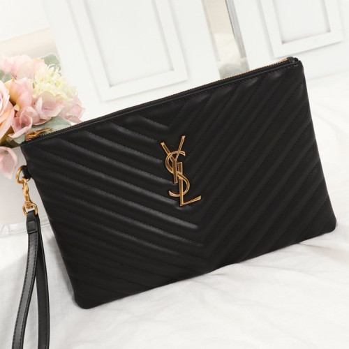 Saint Laurent YSL Womens Mens Bag Designer Luxury Brand Unisex Clutch Bags with Original Box