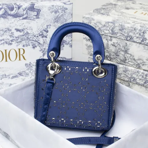 Dior Womens Bags Handbags Luxury Fashion LADY DIOR D-LITE BAG with Original Box