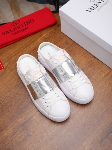 Valentino Womens Shoes Fashion Design Luxury Brand OPEN SNEAKER WITH VLTN PRINT with Original Box WY0S0830BLUA01