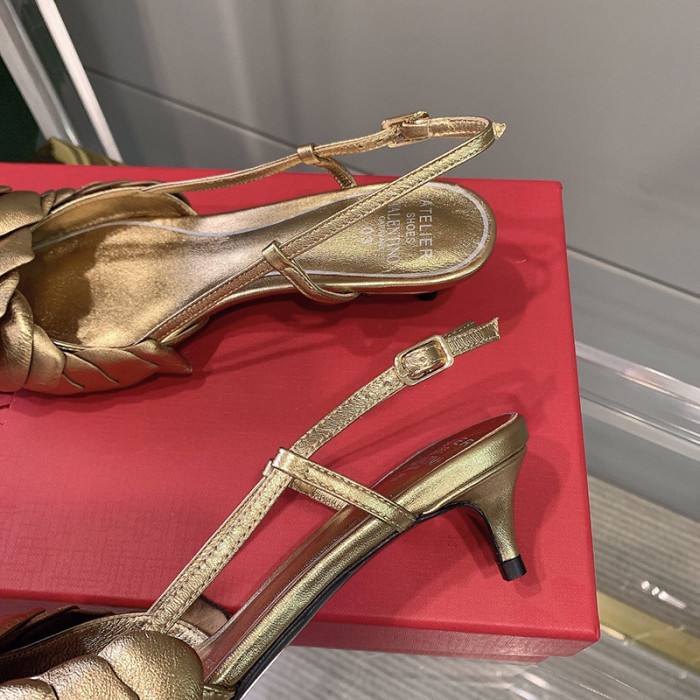 Valentino Womens Shoes VALENTINO GARAVANI ATELIER SHOES 03 ROSE EDITION SLINGBACK PUMP 40 MM
