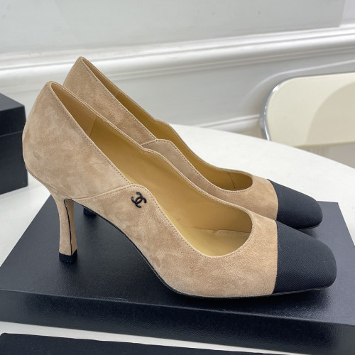 Chanel Womens Shoes Pumps Sandals Luxury Brand Design with Original Box Women Slippers 8cm Heel Pumps