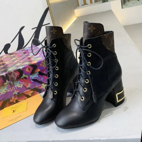 Louis Vuitton Women Shoes Boots Luxury Brand Design Fashion BLISS ANKLE BOOT 1A855P