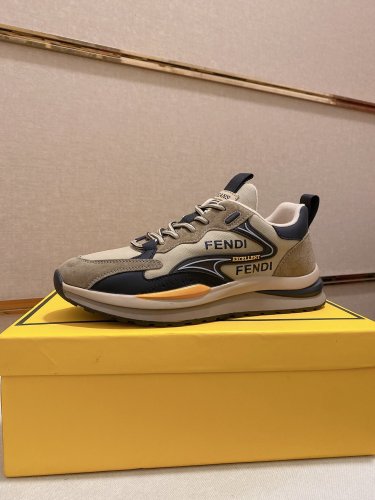 Fendi Mens Shoes Fashion Sneakers Luxury Brand Casual Shoes for Men with Original Box