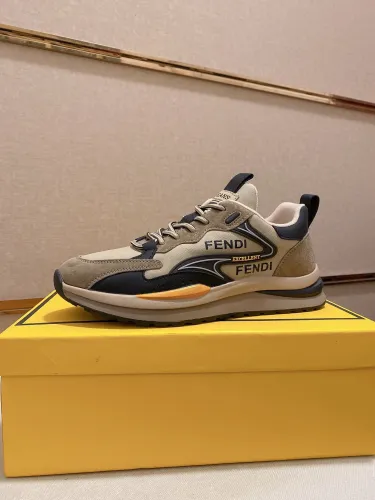 Fendi Mens Shoes Fashion Sneakers Luxury Brand Casual Shoes for Men with Original Box