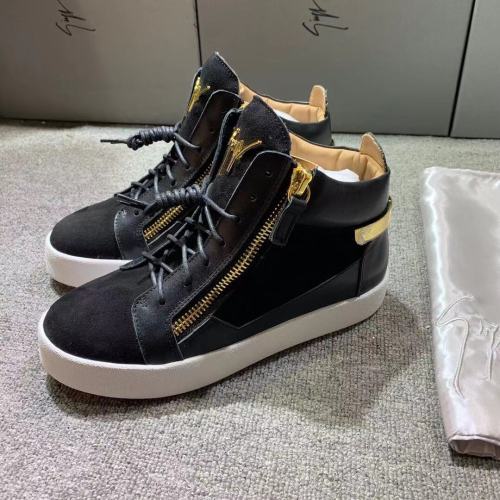 Giuseppe Zanotti Mens Shoes Luxury Brand High Top Sneakers Coby