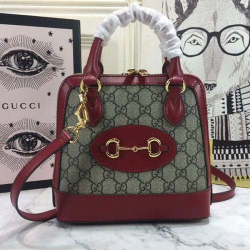 Gucci Womens Bags Shoulder Messenger Bag Luxury Brand Gucci Horsebit 1955 mini top handle bag 640716 92TCG 8563 with Original Box