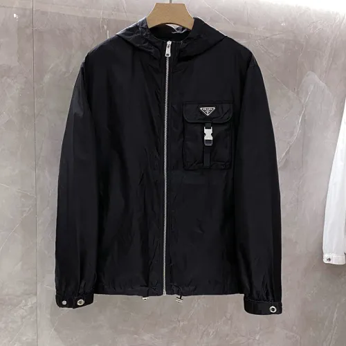 Prada Design Fashion Mens Jackets Thin Design Luxury Brand