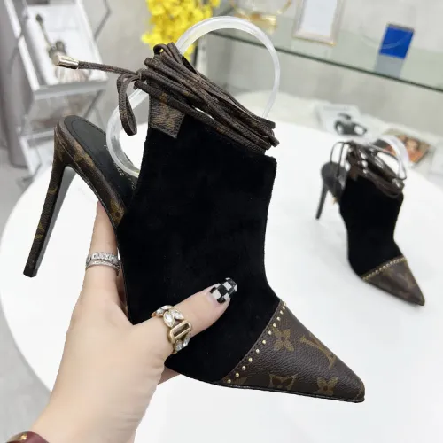 Louis Vuitton Womens Shoes Pumps Sandals Slippers Leather Design Luxury Brand Summer Fashion Sandals with Original Box 9.5cm Heel
