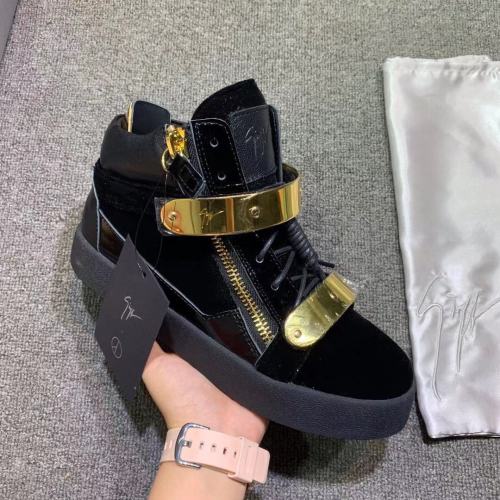 Giuseppe Zanotti Mens Shoes Luxury Brand High Top Sneakers Coby