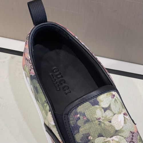Gucci Mens Shoes Slippers Slides Casual Design Luxury Brand Black Leather Princetown leather slipper with Original Box 423513 BLM00 1000