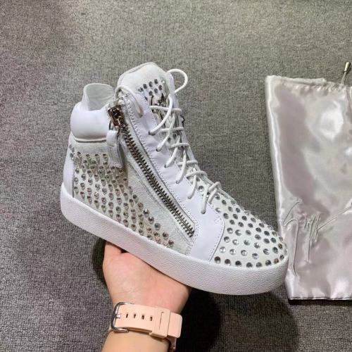 Giuseppe Zanotti Mens Shoes Luxury Brand High Top Sneakers Coby