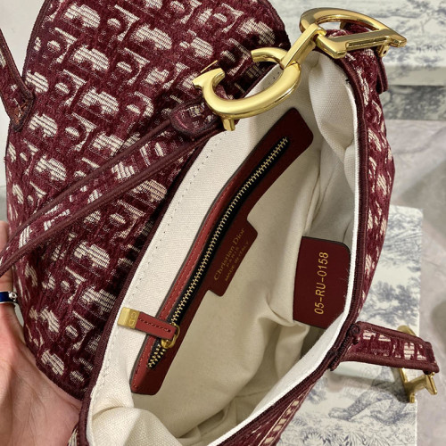 Dior Womens Bag Saddle Bag Luxury Brand Fashion Saddle Bag with Original Box