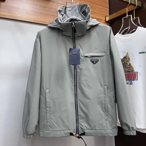 Prada Design Fashion Mens Jackets Thin Design Luxury Brand