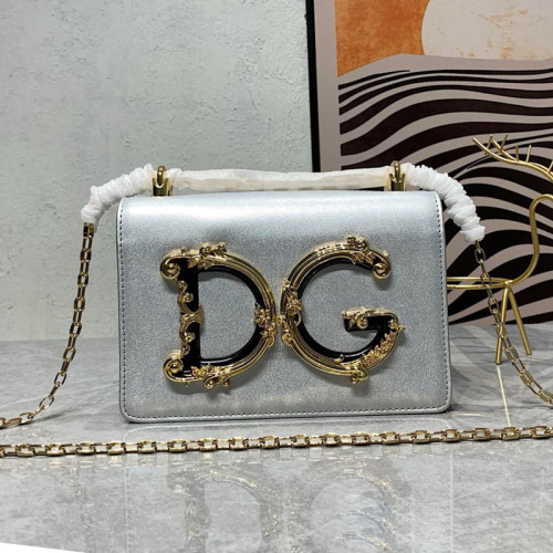 Dolce&Gabbana Womens Bags Shoulder Bag in quilted nappa leather Luxury Brand with Original Box