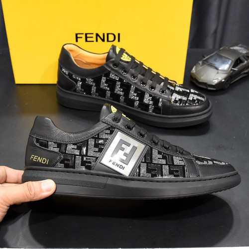 Fendi Mens Shoes Fashion Sneakers Luxury Brand Casual Shoes for Men with Original Box